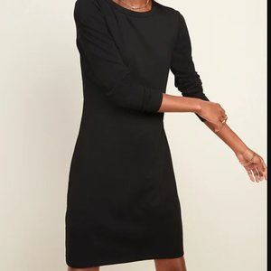 NWT Old navy xl black 3/4 sleeve shift dress